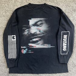 🔴Wu-Tang Shirt Size Large Method Man Longsleeves RARE Authentic WuTang