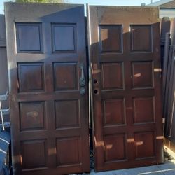 2 Wooden Doors