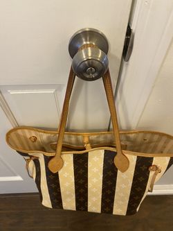 Louis Vuitton Limited Edition rayures Striped Neverfull mm