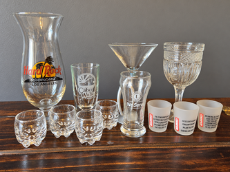 12-Piece Glassware Bar Collection