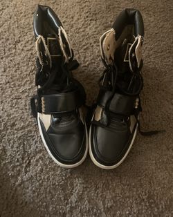Black And Gold Coogi Shoes