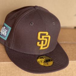 New Era San Diego Padres Fitted 59Fifty Hat Seoul Korea Patch Edition 5950 Cap