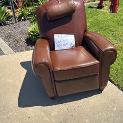 Free Leather Recliner 