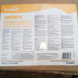 JonCrete - Matte Concrete Sealer- 5gal. 