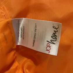 Sheer Orange Curtain Panels 84 In Long 32”wide