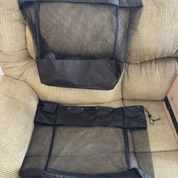 2 Polyester Mesh  Storage Bags 