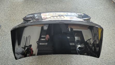 Audi A8L D4 2011–2014 OEM Trunk Lid, Black, 4.0T quattro Badges