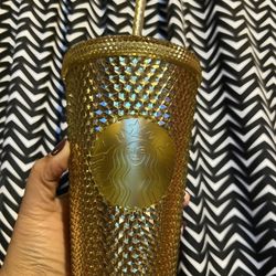Starbucks 2020 Over Seas Gold Studded (grande)