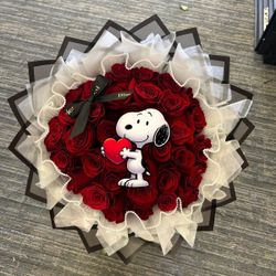Snoppy Theme Enternal Roses