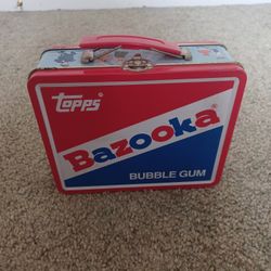 Vintage Topps Bazooka Lunch Box Collectable. Make An Offer. Will Ship If Needed.