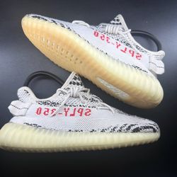 Size 4 - adidas Yeezy Boost 350 V2  Zebra- No Box- Used 