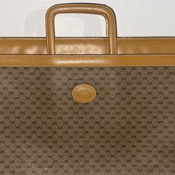 Vintage Monogram Gucci Messenger Bag 