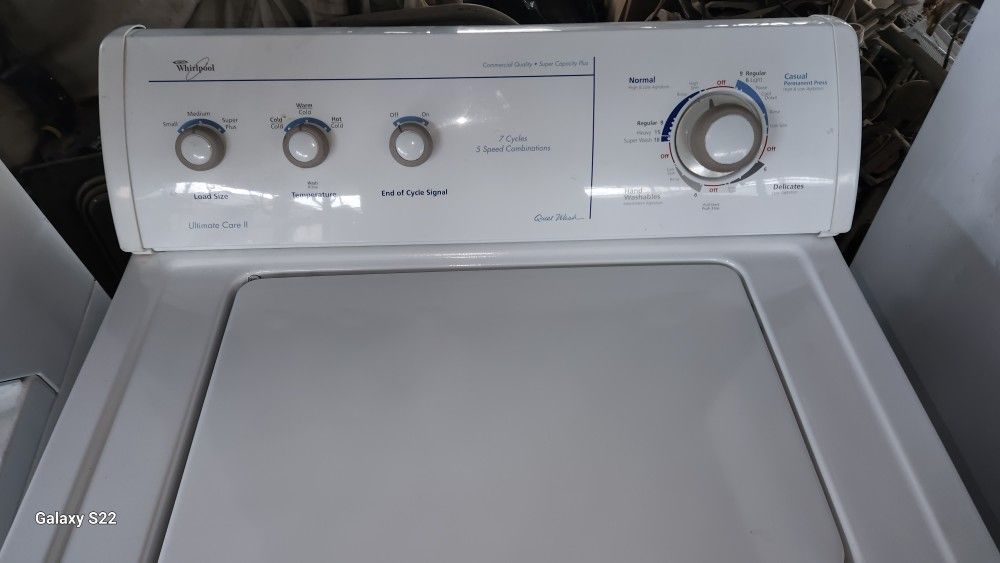 Whirlpool Washer Super Capacity Plus And Heavy Duty Works Exelent