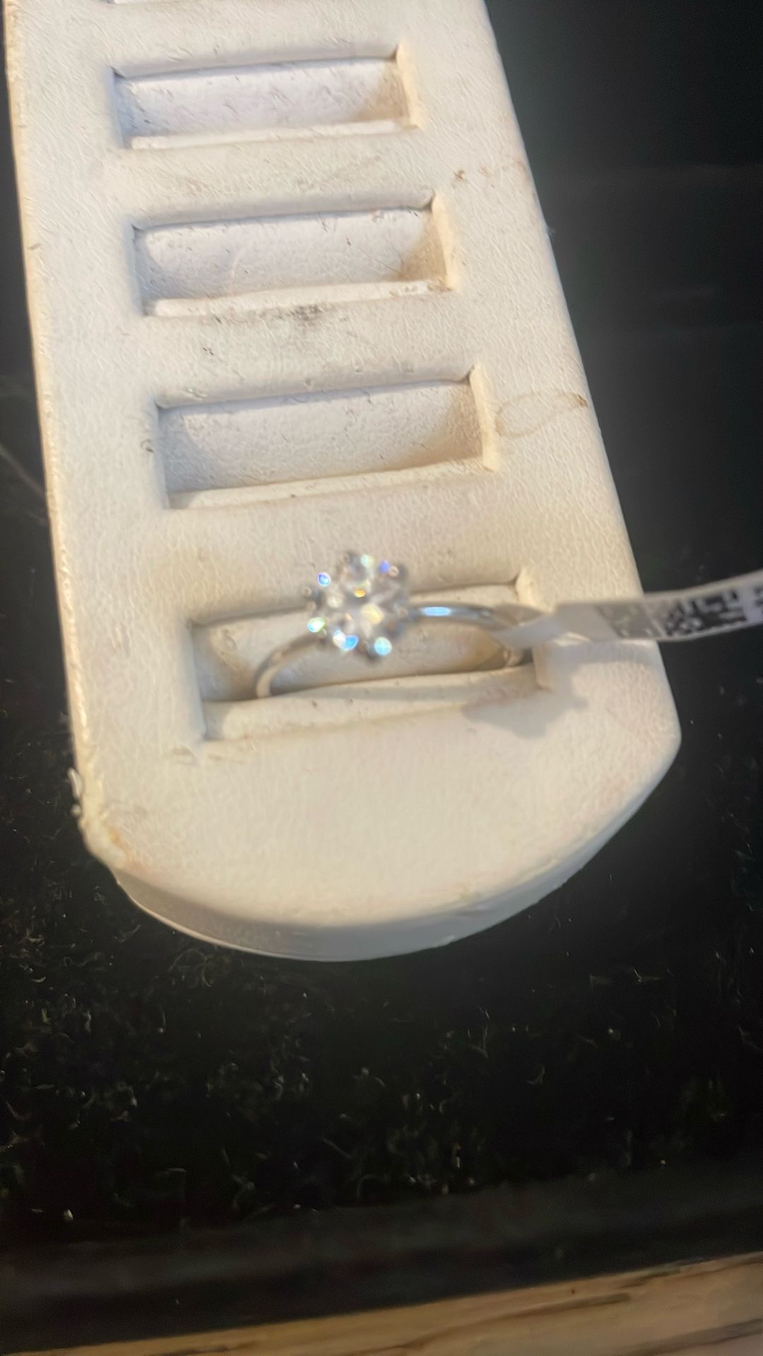 Size 8 Moissanite Ring