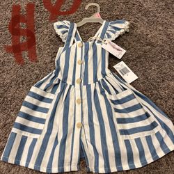 Girl Striped Dress 