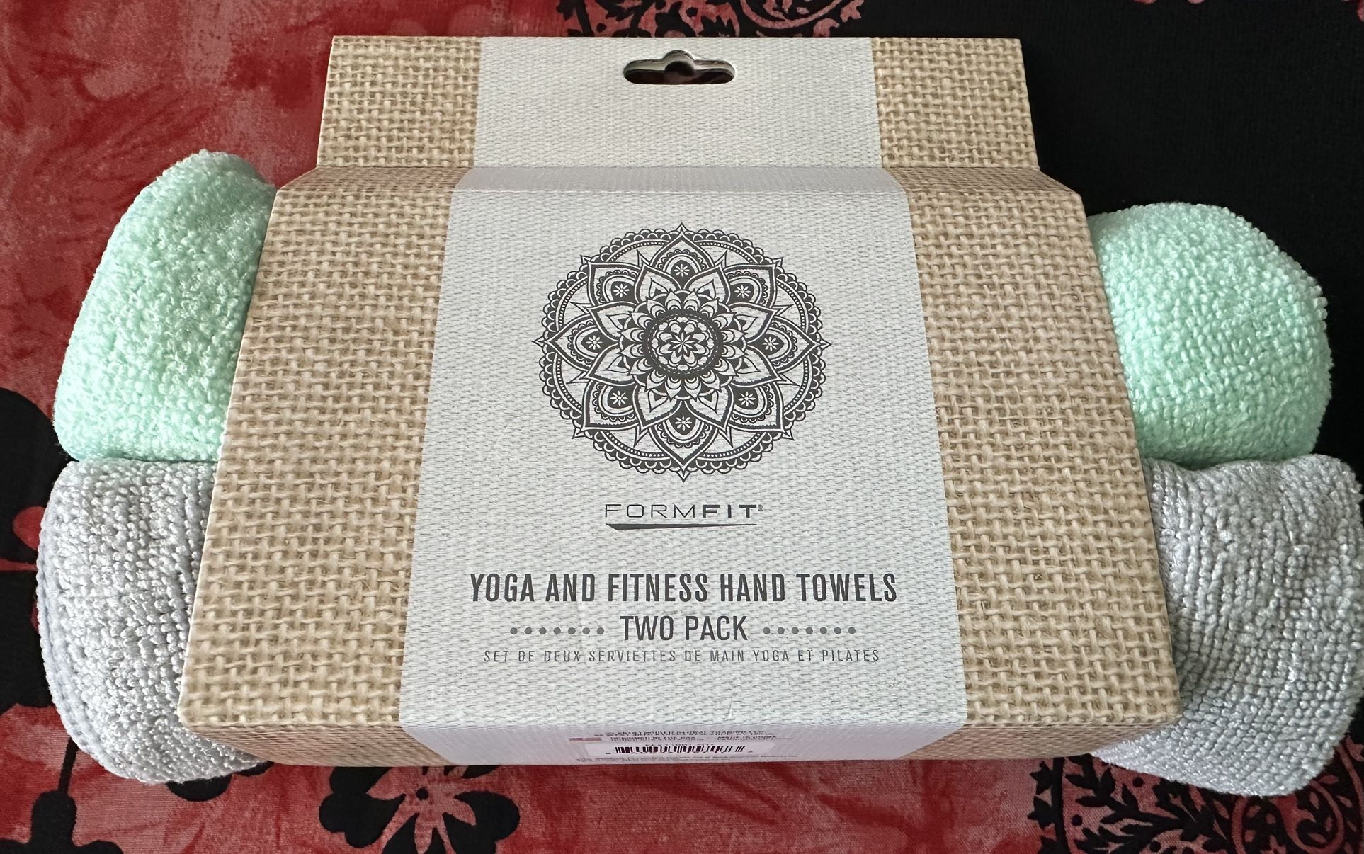 Formfit 2 pack Yoga and Fitness Hand Towels