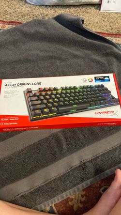 Hyperx  alloy origins core gaming keyboard