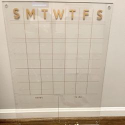 Acrylic Wall planner