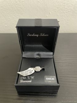 Sterling Silver 1/4 Carat T.W. Diamond Twist Ring