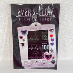 EVERGLOW Pulse & Heart 2024 US LATAM Tour Official Photocard Holder Keychain