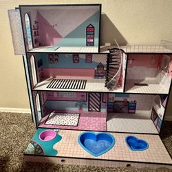 LOL Surprise Dolls 3 Story Wooden House 