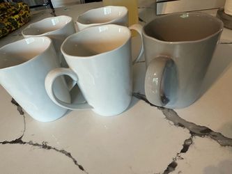 Crate & Barrell Mercer Mugs Set of 5