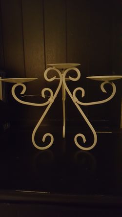 Metal candle holder home decor