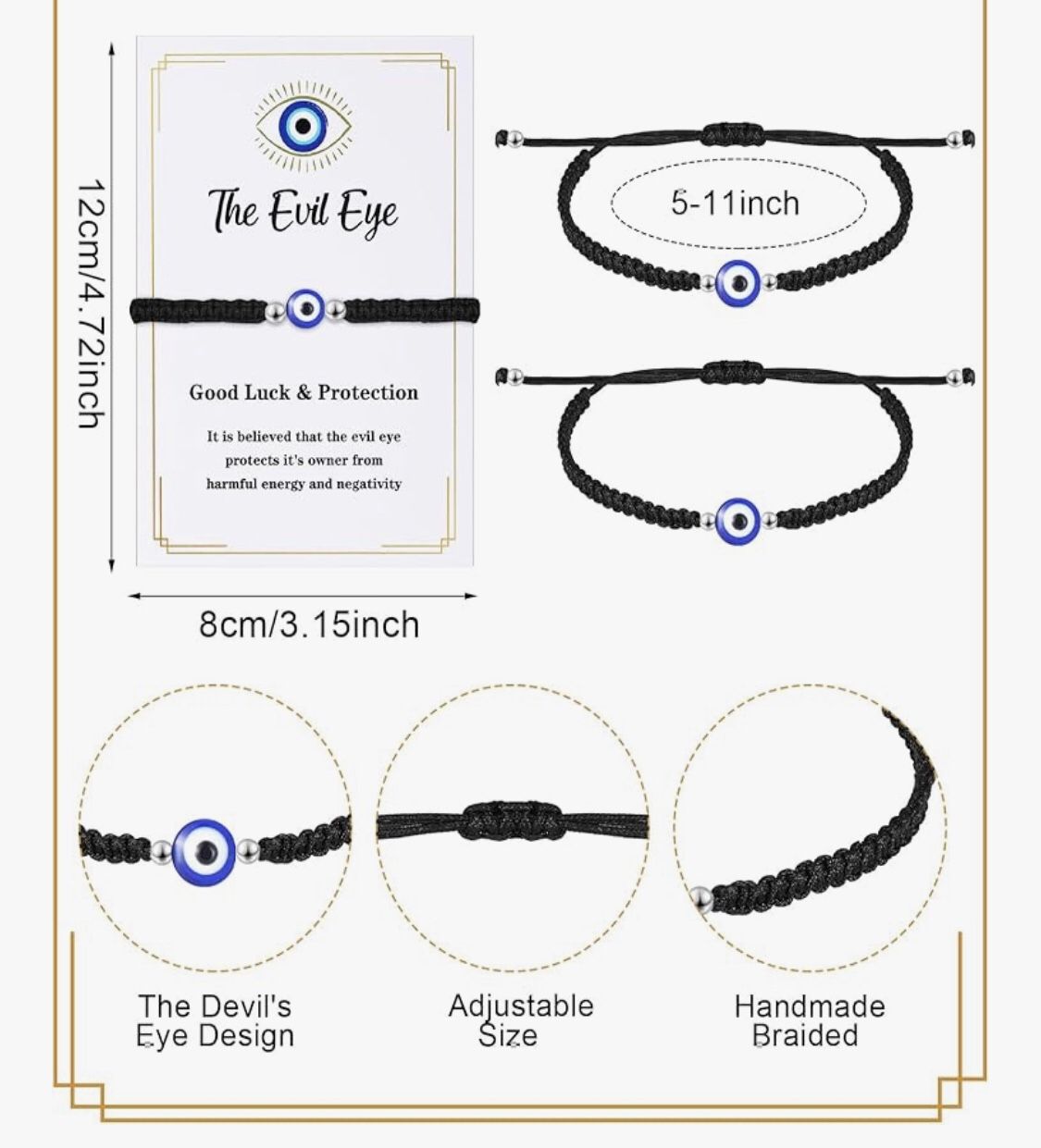 evil eye bracelet for protection 