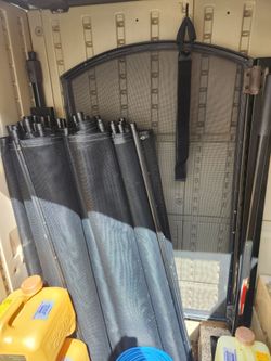 Pool fence with gate