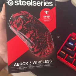 Steelseries Aerox 3 wireless FaZe Clan Edition