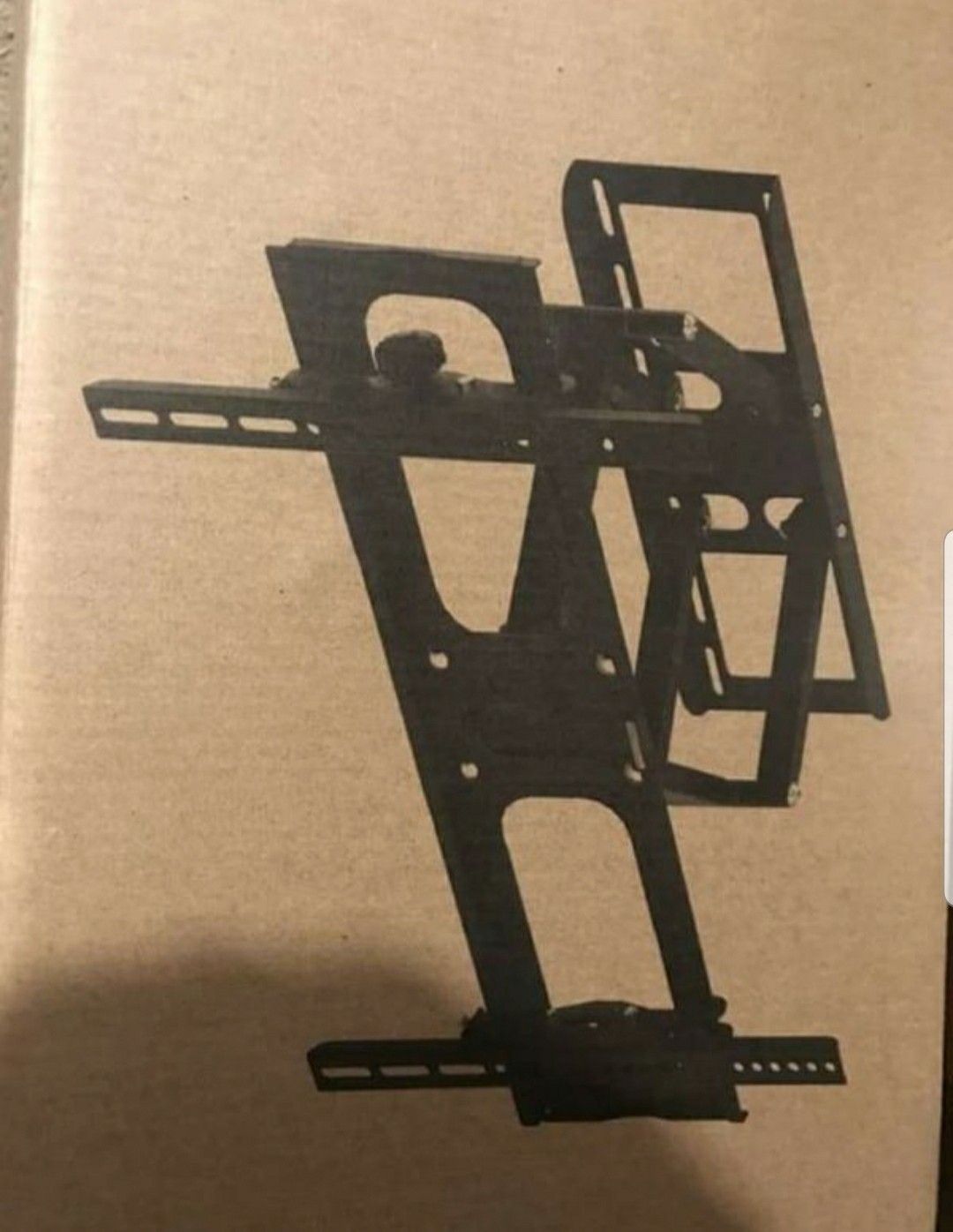 Full motion tv wall mount Hardware and instructions included 25 to 60 inch