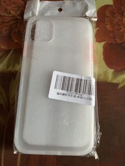 iPhone 11 case clear/white