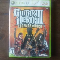 Guitar Hero III Legends Of Rock Xbox 360