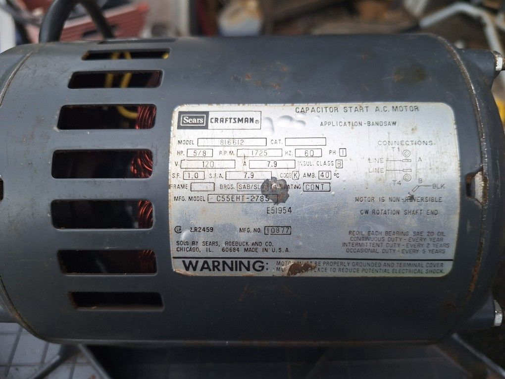 Craftsman Electric Motor