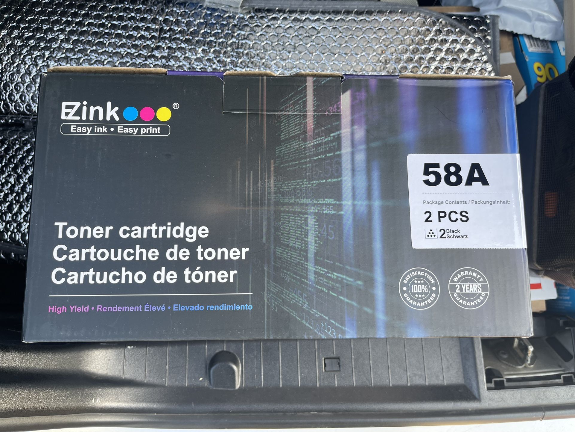 HP 58A Black Ink Toner Cartridge
