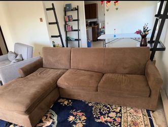 Free Brown Crate & Barrel Couch