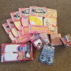 Sanrio Hello Kitty Windshield shades, Cup Holders, etc.