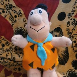 Vintage 1993 fred Flintstone Hannah Barbera plush