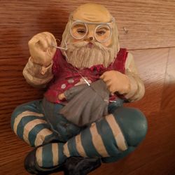 Sewing Santa Figurine by Midwest
