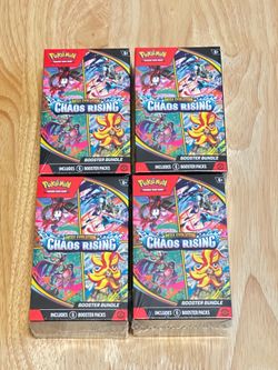 Chaos rising booster bundle pokemon tcg