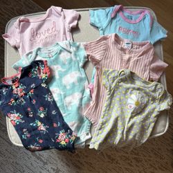 Six, 3 Month Onesies