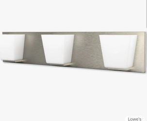 Good Earth Lighting Aspen 24-in 3 Light Brushed Nickel Integrated LED Modern/contemporary Bathroom V