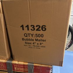 4”x8” Bubble Mailer 500 New