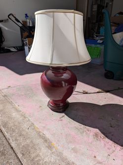 Ceramic Table Lamp with Shade