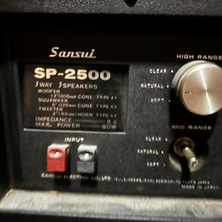 Vintage Speakers Sansui 2500