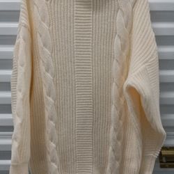 Shein Turtleneck Sweater Dress Ladies Size S