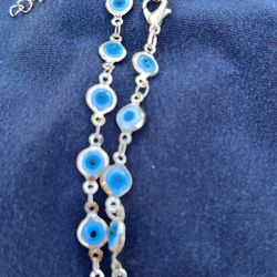 Eye charm bracelet $5 Each