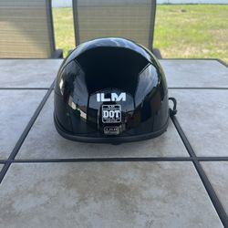 ILM Motorcycle Half Helmet with Sun shield Quick Release DOT Approved