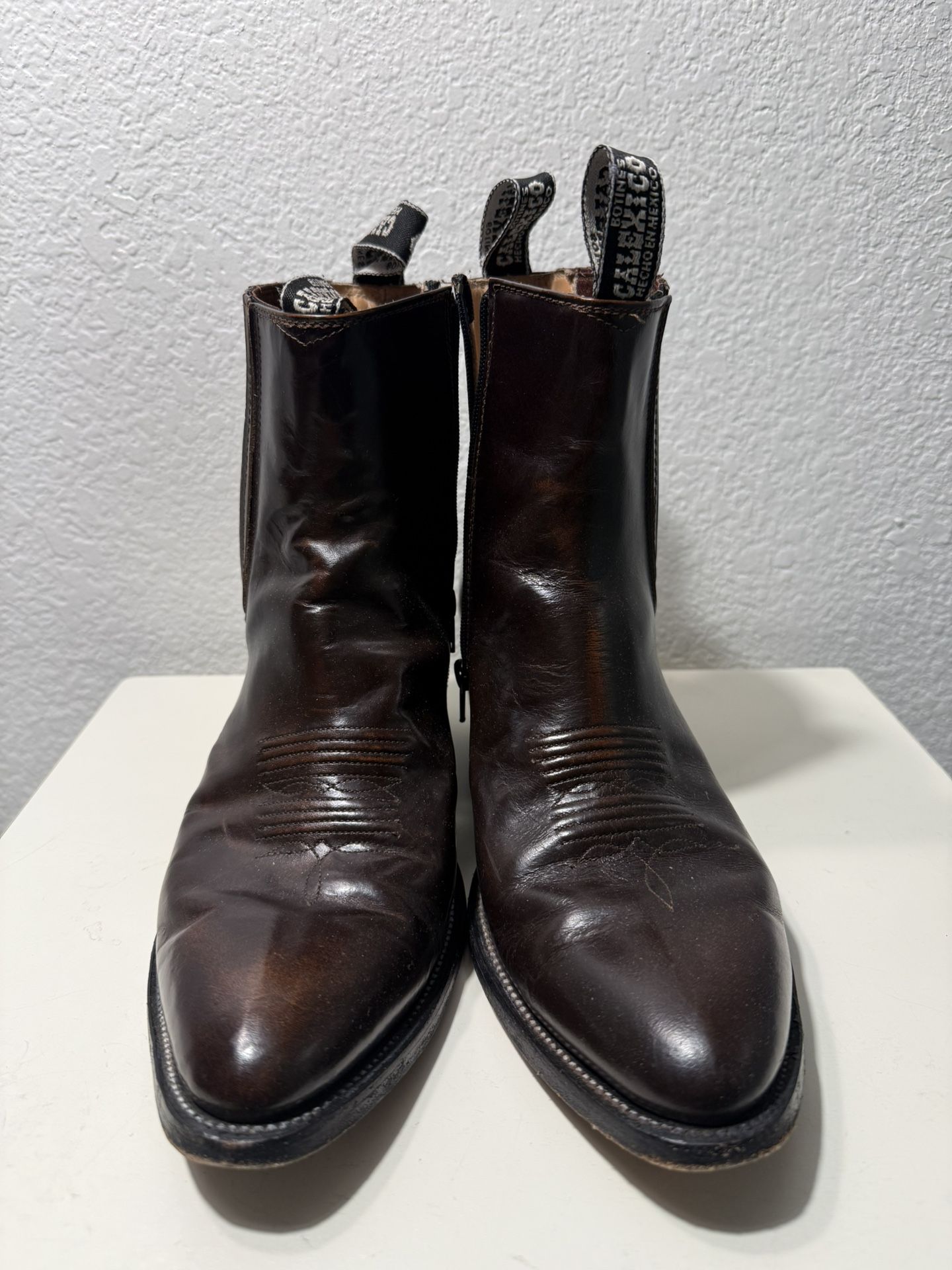 Burgundy Dress Boots