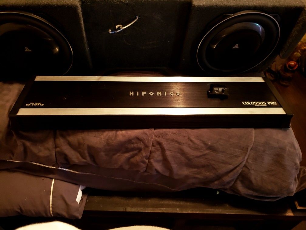 Hifonics colossus pro 5k A/B amplifier trades accepted!!!